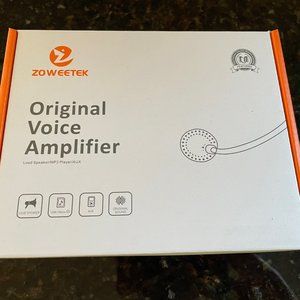 Compact voice amplifier